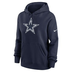 Dallas Cowboys Women's Club Fleece Hoodie - Navy - Nike