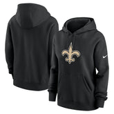 New Orleans Saints Women's Club Fleece Hoodie - Black - Nike