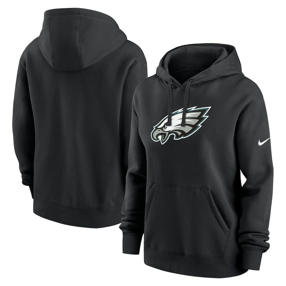 Philadelphia Eagles Women's Club Fleece Hoodie - Black - Nike