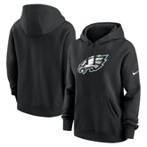 Philadelphia Eagles Women's Club Fleece Hoodie - Black - Nike
