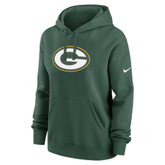 Green Bay Packers Women's Club Fleece Hoodie - Green - Nike