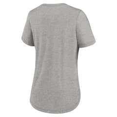 New York Jets Women's Team Shout-Out Tri-Blend T-Shirt - Heather Gray - Nike