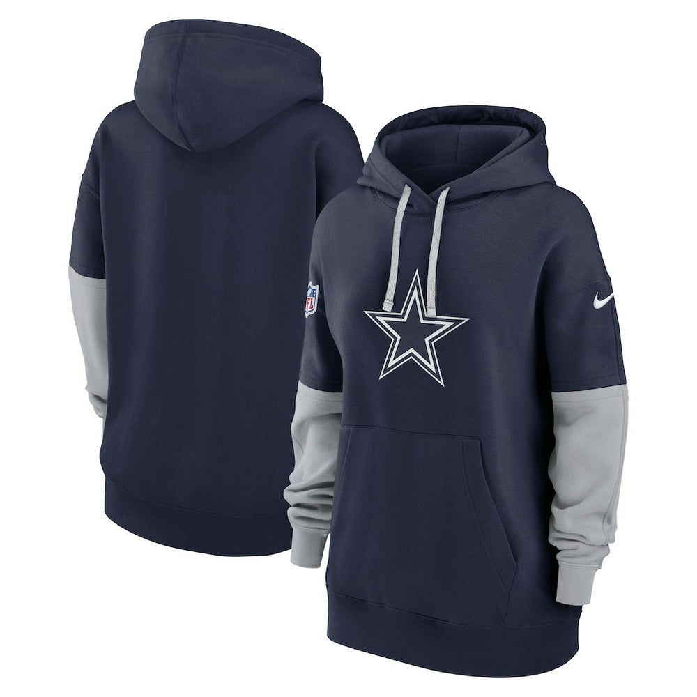 Dallas Cowboys Women's Sideline Essential Hoodie - Navy - Nike