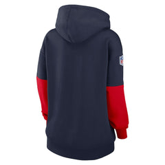 New England Patriots Women's Sideline Essential Hoodie - Navy - Nike