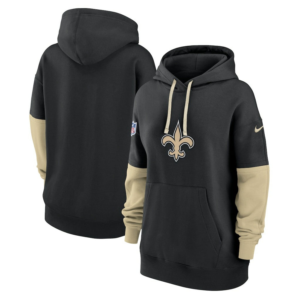 New Orleans Saints Women's Sideline Essential Hoodie - Black - Nike