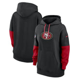 San Francisco 49ers Women's Sideline Essential Hoodie - Black - Nike