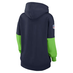 Seattle Seahawks Women's Sideline Essential Hoodie - College Navy - Nike