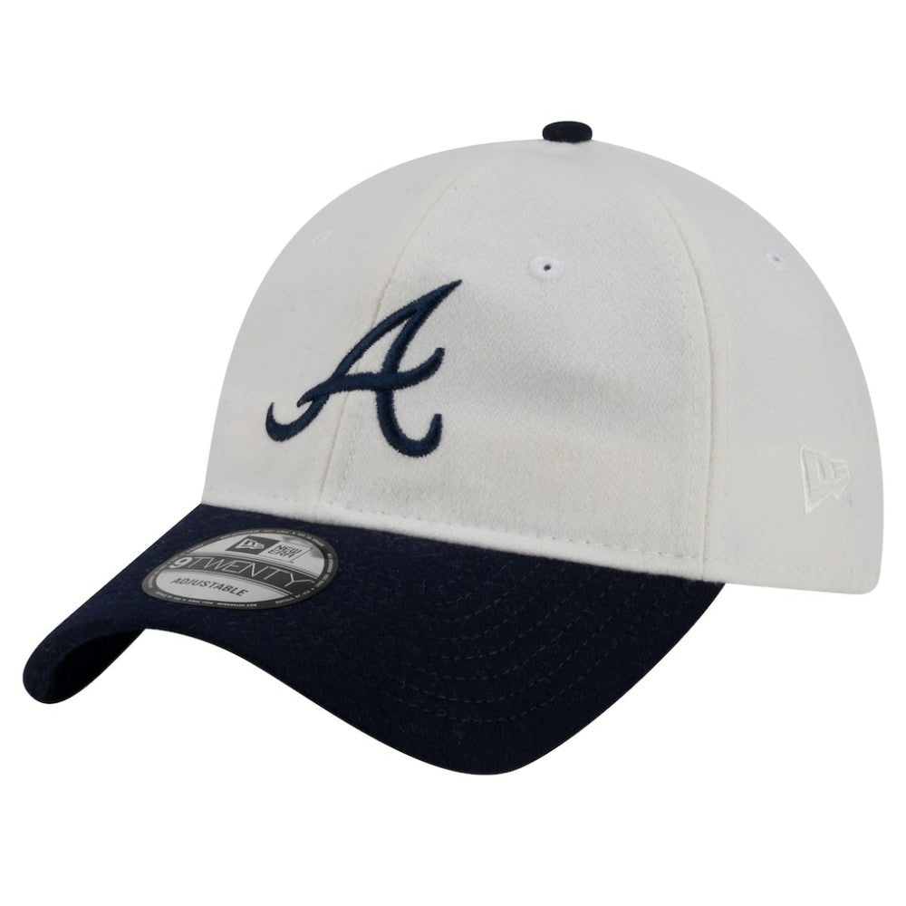 Atlanta Braves New Era Leather Strap 9TWENTY Adjustable Hat Sale
