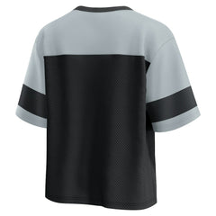 Las Vegas Raiders Women's Homeschool Jersey Poly V-Neck
Fashion Top - Black/Silver - Fanatics