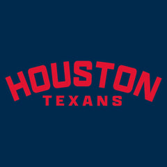 Houston Texans Women's Backup Option Long Sleeve Hoodie T-Shirt - Navy/White - Fanatics