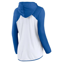 Indianapolis Colts Women's Script Full-Zip Hoodie - White/Royal - Fanatics