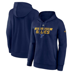 St. Louis Blues Fanatics Women's Authentic Pro Core Primary Fleece Pullover Hoodie - Navy | Fanatics online