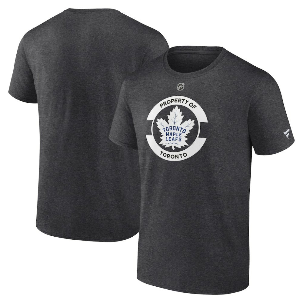 Toronto Maple Leafs Fanatics Authentic Pro Core Secondary T-Shirt - Heather Charcoal | Fanatics Clearance
