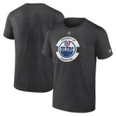 Edmonton Oilers Fanatics Authentic Pro Core Secondary T-Shirt - Heather Charcoal | Fanatics on sale
