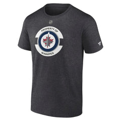 Winnipeg Jets Fanatics Authentic Pro Core Secondary T-Shirt - Heather Charcoal | Fanatics discount