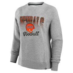 Cincinnati Bengals Women's Hit Hard Fleece Pullover Sweatshirt - Heather Gray - Fanatics