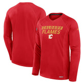 Calgary Flames Fanatics Authentic Pro Rink Tech Long Sleeve T-Shirt - Red | Fanatics near me