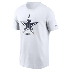 Dallas Cowboys Faded Essential T-Shirt - White - Nike