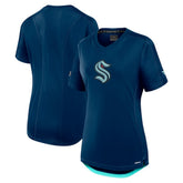 Seattle Kraken Fanatics Women's Authentic Pro Rink T-Shirt - Deep Sea Blue | Fanatics on sale