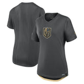 Vegas Golden Knights Fanatics Women's Authentic Pro Rink Tech T-Shirt - Gray | Fanatics online
