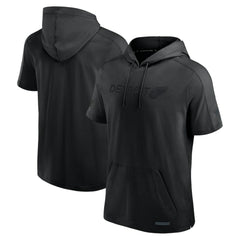 Detroit Red Wings Fanatics Authentic Pro Road Lightweight Short Sleeve Pullover Hoodie - Black | Fanatics near me