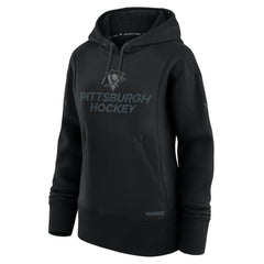 Pittsburgh Penguins Fanatics Women's Authentic Pro Road Pullover Hoodie - Black | Fanatics sale