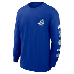 Dallas Cowboys Rewind Heavy Max90 Pocket Long Sleeve T-Shirt - Royal - Nike