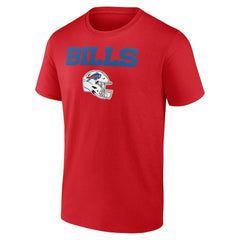 Josh Allen Buffalo Bills Team Wordmark Player Name & Number T-Shirt - Red - NFL