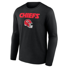 Travis Kelce Kansas City Chiefs Team Wordmark Player Name & Number Long Sleeve T-Shirt - Black - NFL