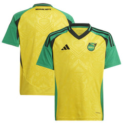 Adidas - Jamaica National Team Youth 2024 Home Replica Jersey - Yellow
