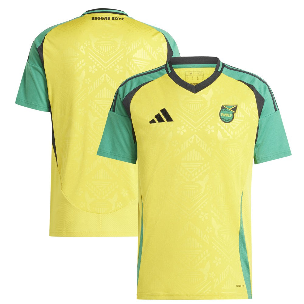 Adidas - Jamaica National Team 2024 Home Replica Jersey - Yellow