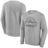 New Orleans Saints Extreme Tackle Sweatshirt - Heather Gray - Fanatics