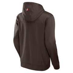 Cleveland Browns Defender Pullover Hoodie - Brown - Fanatics