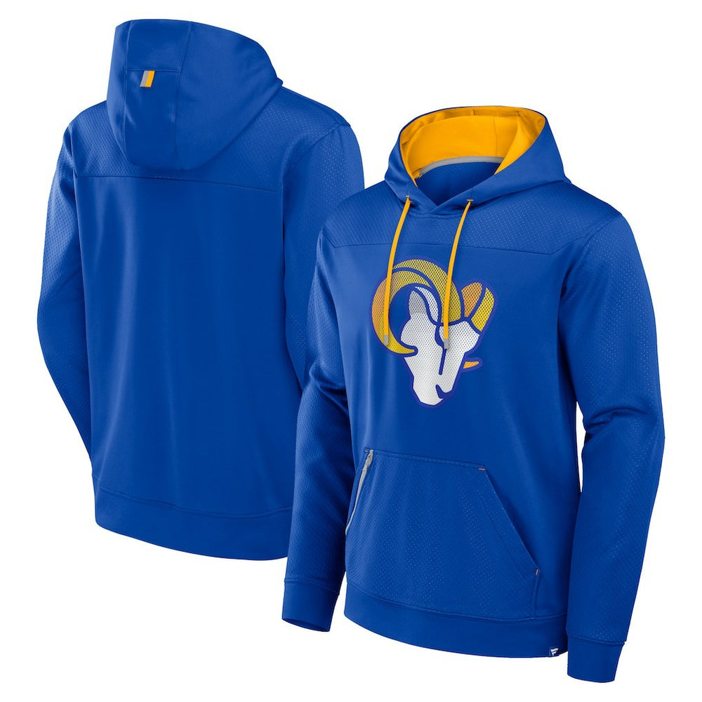 Los Angeles Rams Defender Pullover Hoodie - Royal - Fanatics