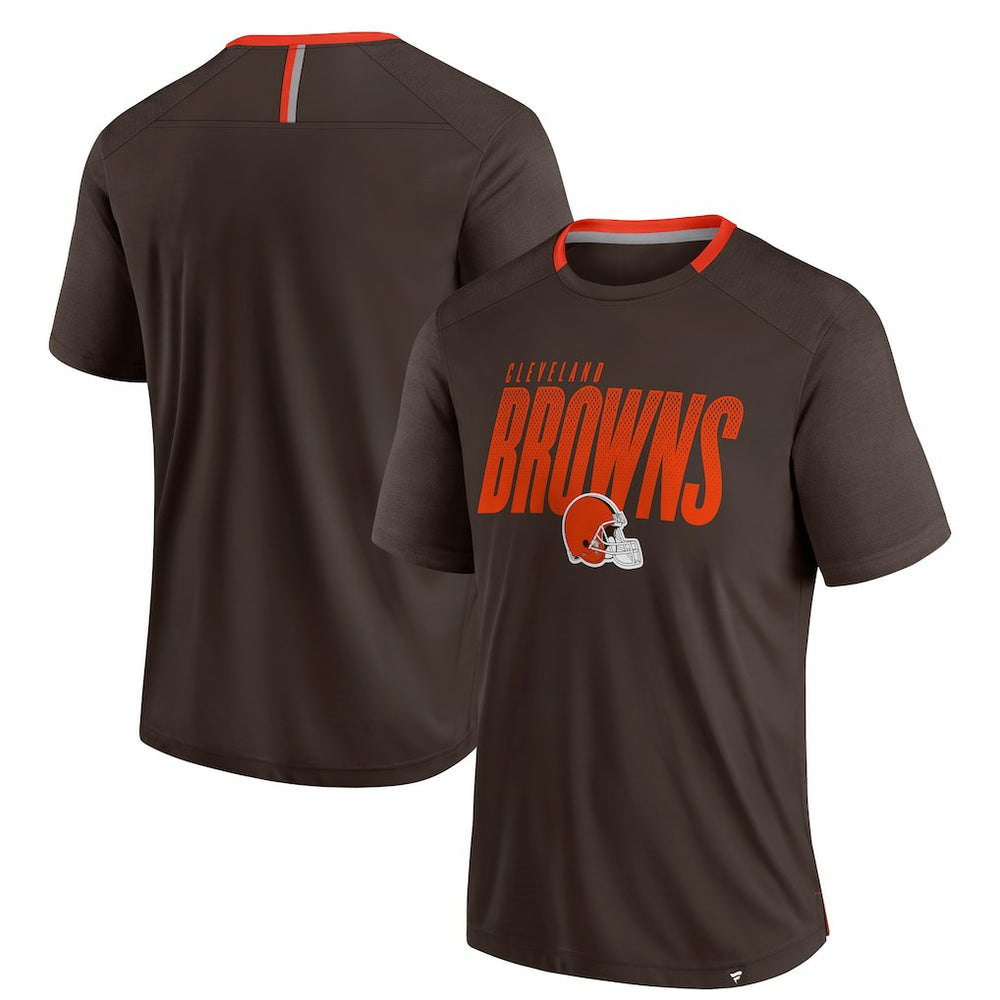 Cleveland Browns Defender Fade Slant T-Shirt - Brown - Fanatics
