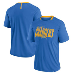 Los Angeles Chargers Defender Fade Slant T-Shirt - Powder Blue - Fanatics