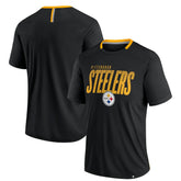 Pittsburgh Steelers Defender Fade Slant T-Shirt - Black - Fanatics