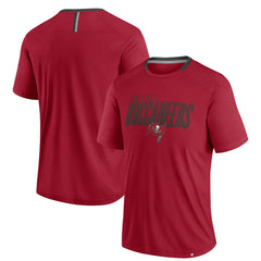 Tampa Bay Buccaneers Defender Fade Slant T-Shirt - Red - Fanatics