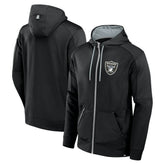 Las Vegas Raiders Defender Full-Zip Hoodie - Black - Fanatics