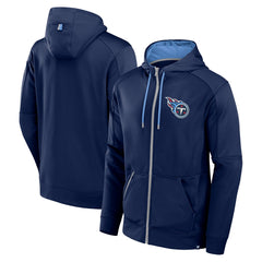 Tennessee Titans Defender Full-Zip Hoodie - Navy - Fanatics
