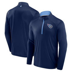 Tennessee Titans Defender Long Sleeve Quarter-Zip Jacket - Navy - Fanatics