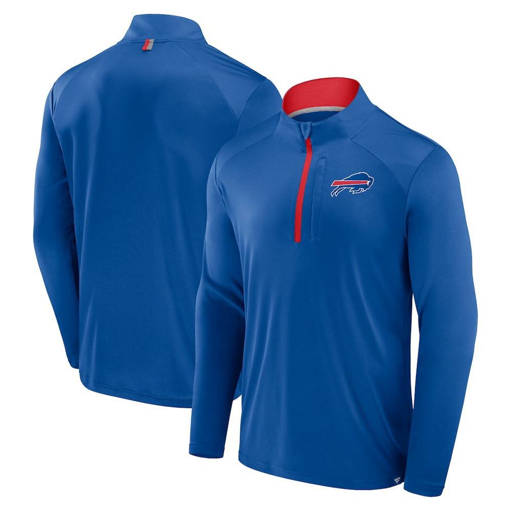 Buffalo Bills Defender Long Sleeve Quarter-Zip Jacket - Royal - Fanatics