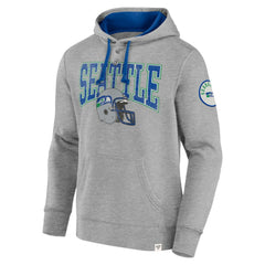 Seattle Seahawks Label Maker Pullover Hoodie - Heather Gray - Fanatics