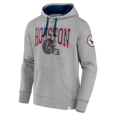 Houston Texans Label Maker Pullover Hoodie - Heather Gray - Fanatics