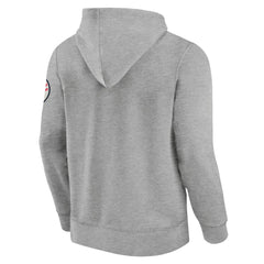 Houston Texans Label Maker Pullover Hoodie - Heather Gray - Fanatics