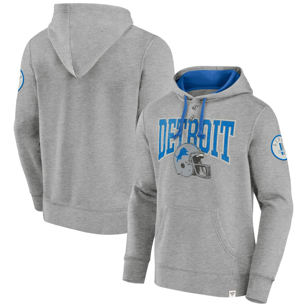 Detroit Lions Label Maker Pullover Hoodie - Blue - Fanatics