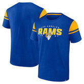 Los Angeles Rams Old School Play Slub T-Shirt - Royal - Fanatics