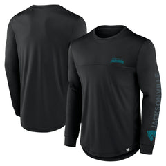 Jacksonville Jaguars Blackout Long Sleeve T-Shirt - Black - Fanatics
