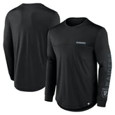Las Vegas Raiders Blackout Long Sleeve T-Shirt - Black - Fanatics