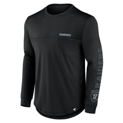 Las Vegas Raiders Blackout Long Sleeve T-Shirt - Black - Fanatics